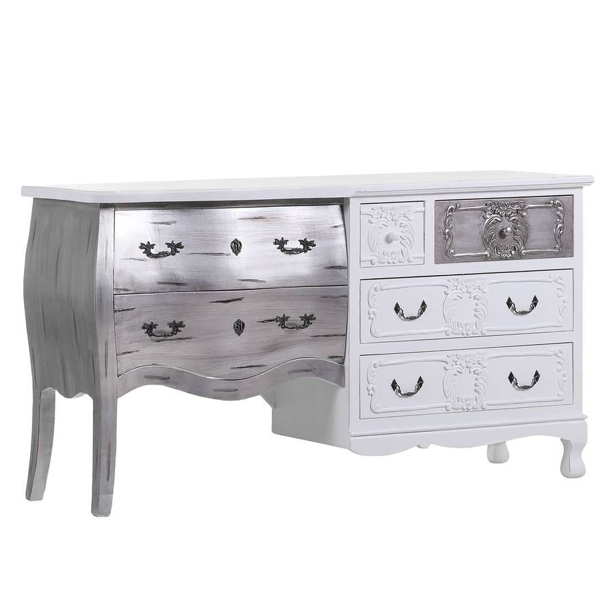 MassifBlancArgenté Partiellement Carli Commode Casa Sapin 2IYEHWD9