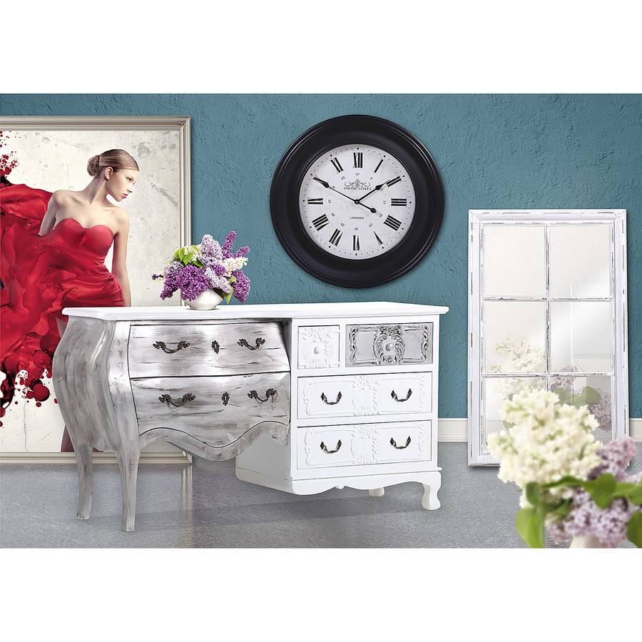 MassifBlancArgenté Partiellement Carli Commode Casa Sapin 2IYEHWD9