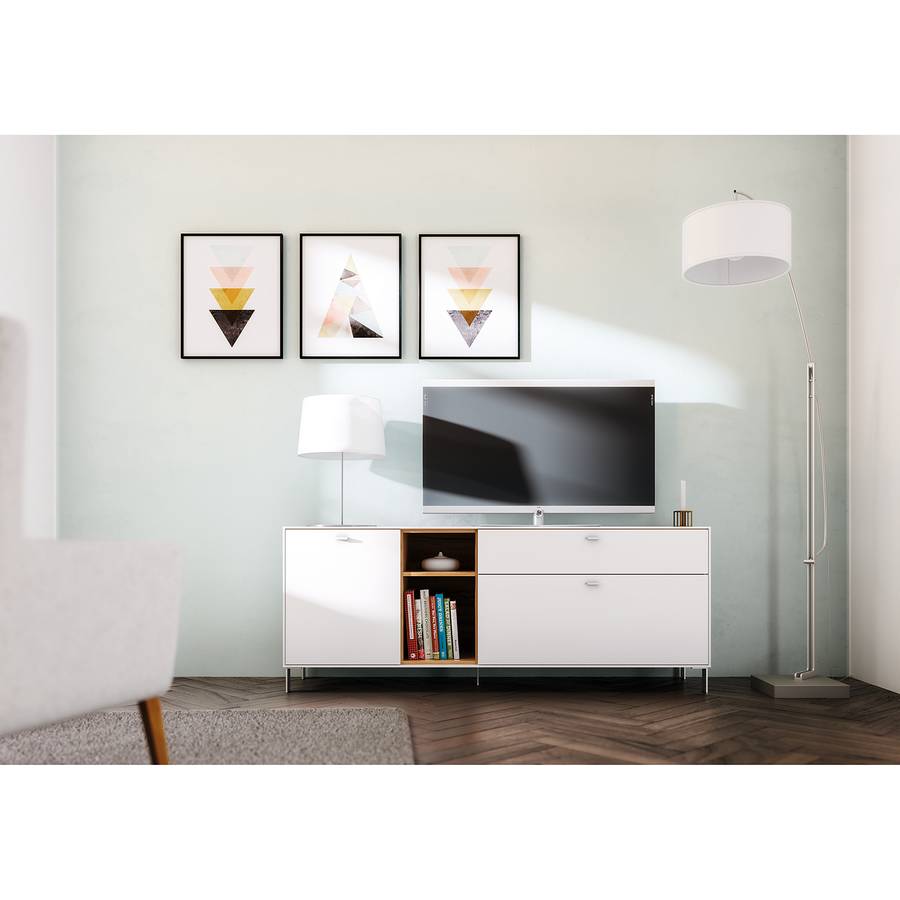 Design2 Sideboard I WeißNavarra Dekor Eiche 0N8nwvm