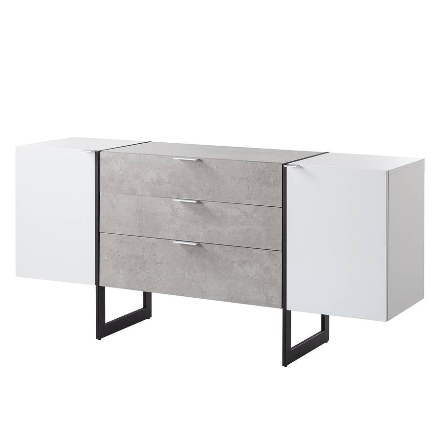 Béton Blanc Buffet Blanc Kempton BrillantImitation BrillantImitation Buffet Kempton Béton knw0OP8