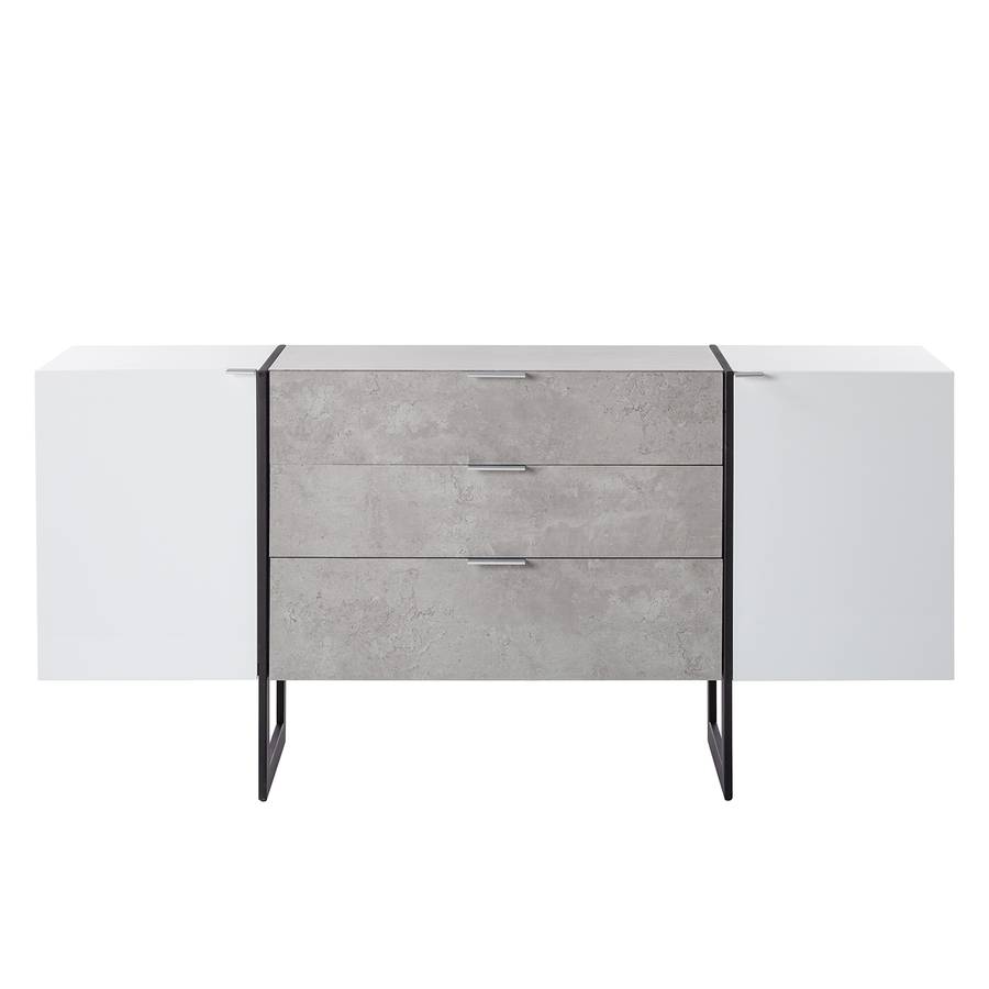 Béton Blanc Buffet Blanc Kempton BrillantImitation BrillantImitation Buffet Kempton Béton knw0OP8