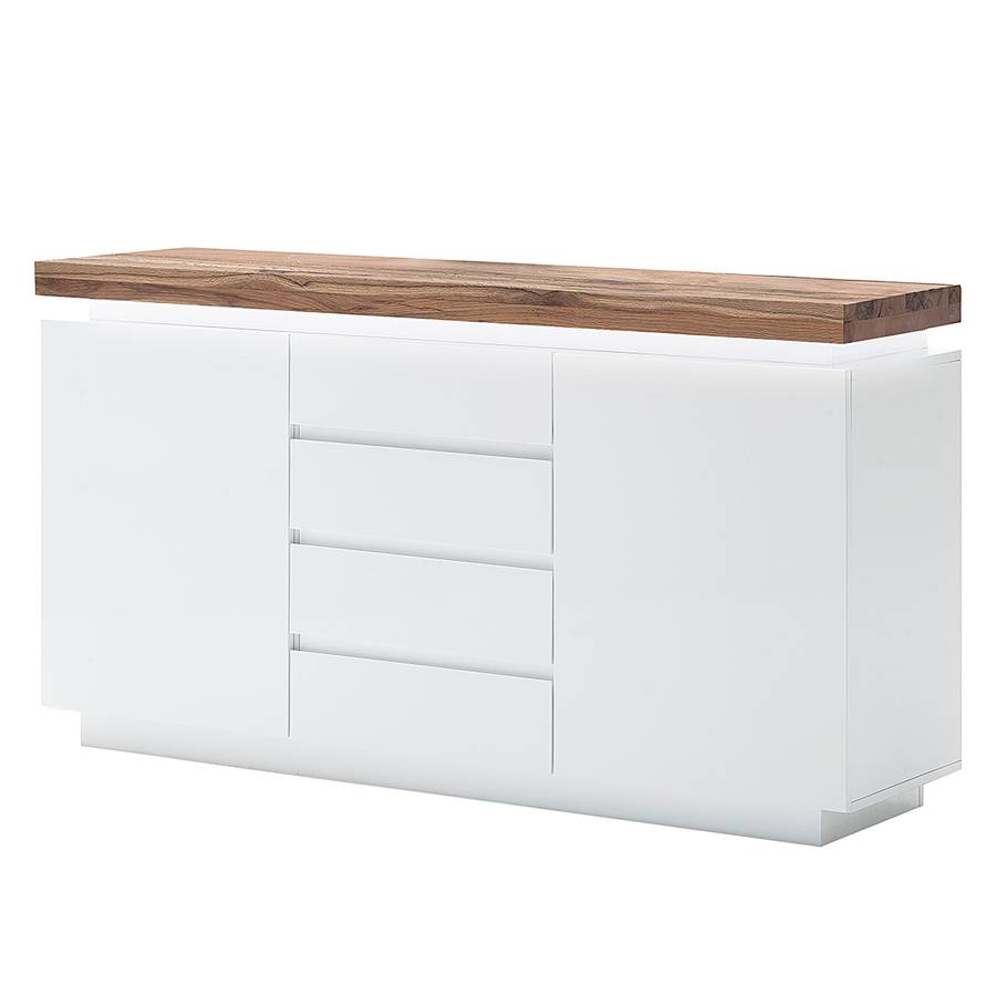 Massiv Roble Sideboard Weiß IinklBeleuchtungMatt absetzung Wildeiche NwXO0Z8nPk