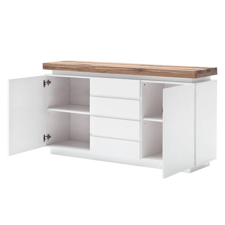 Massiv Roble Sideboard Weiß IinklBeleuchtungMatt absetzung Wildeiche NwXO0Z8nPk
