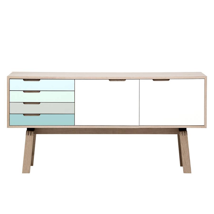I Sideboard EicheWeiß Pastellblau Stig Sideboard Y7by6gfv