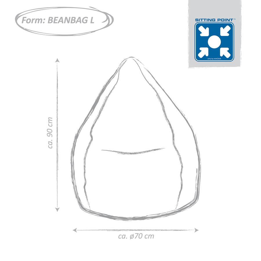 Easy Sitzsack Easy Sitzsack Gelb L L Easy Sitzsack Gelb Gelb Sitzsack L ZXuTPikO