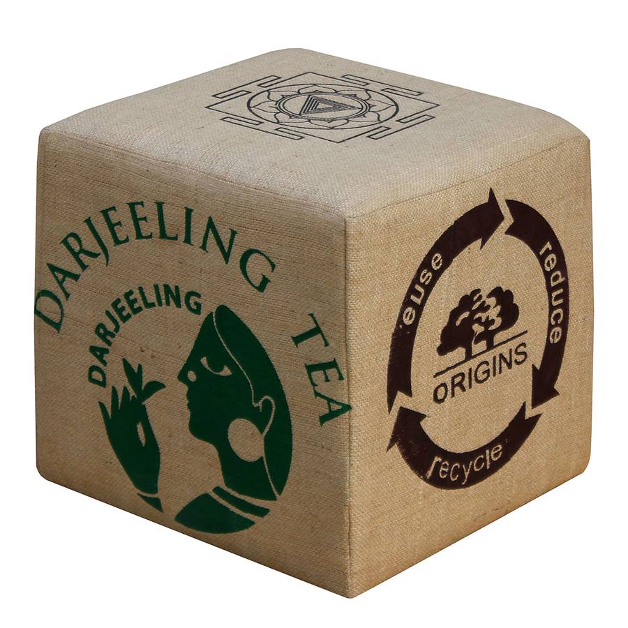 Pouf Gasim Pouf Cube Cube JuteBeige rCWdExoBQe