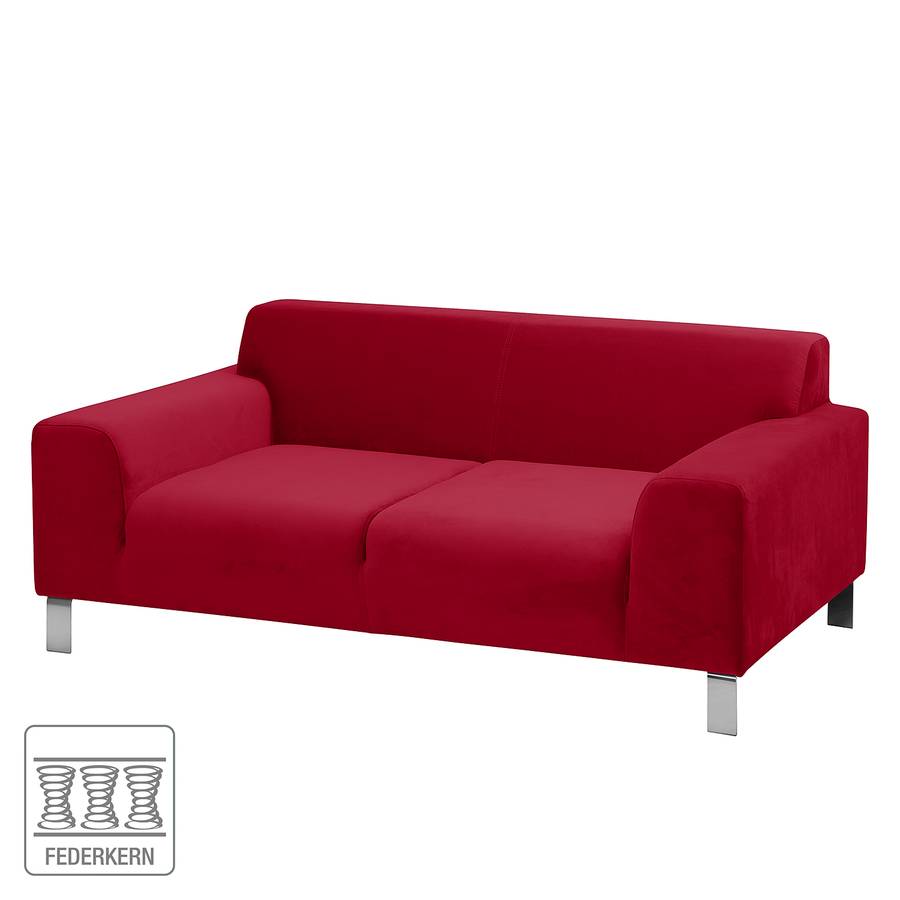 Canapé Bordon2 PlacesVelours PlacesVelours Bordon2 Canapé Rouge xdoWCBre