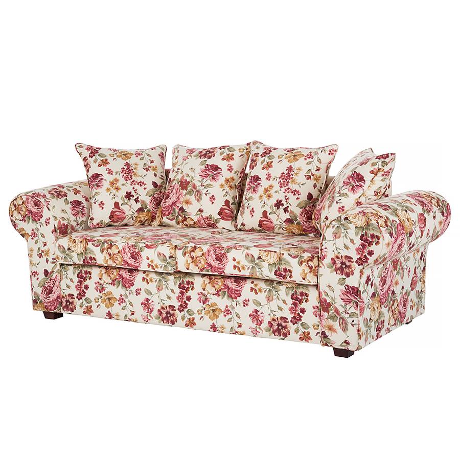 À Canapé Colmar3 PlacesTissuMotif Canapé FleursBeige wk80OnP
