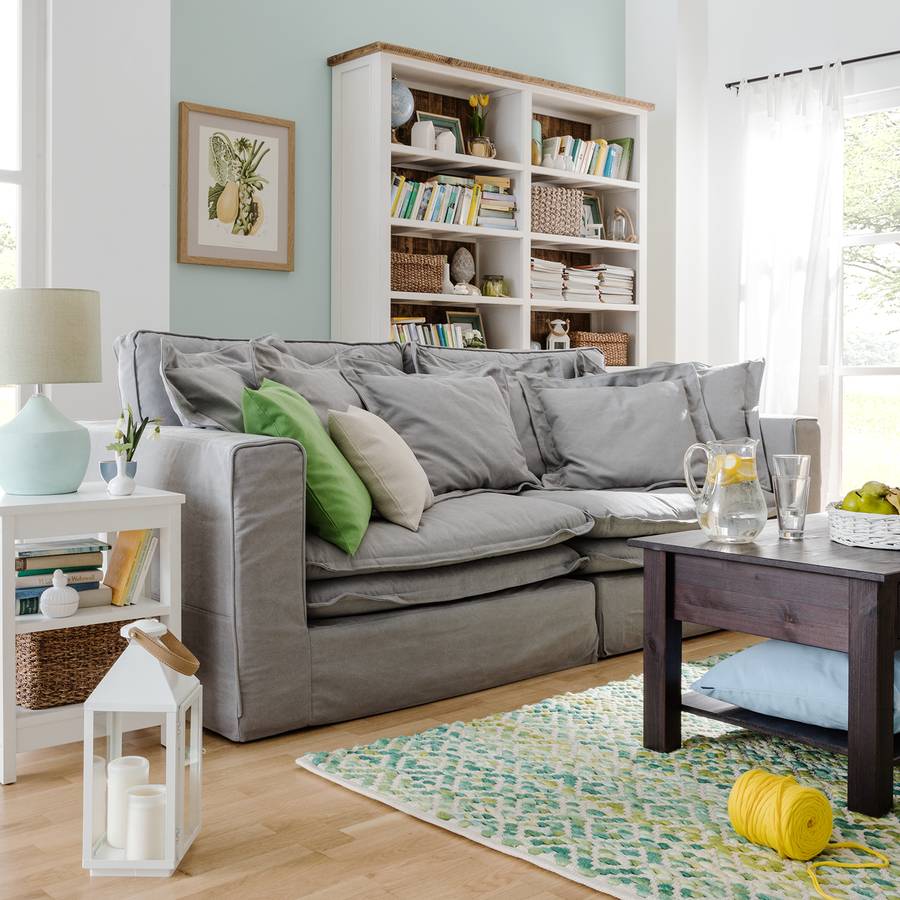 Sofa Sofa Coral sitzerWebstoff Coral Hellgrau Coral Hellgrau Beach3 sitzerWebstoff Sofa Beach3 lJ3KT1Fc