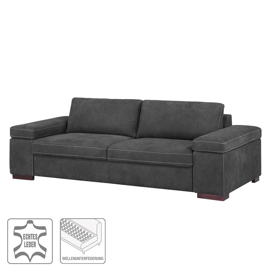 Sofa Sofa Dunkelgrau Sofa sitzerEchtleder Maine3 Dunkelgrau Maine3 sitzerEchtleder ZiuXOkPT