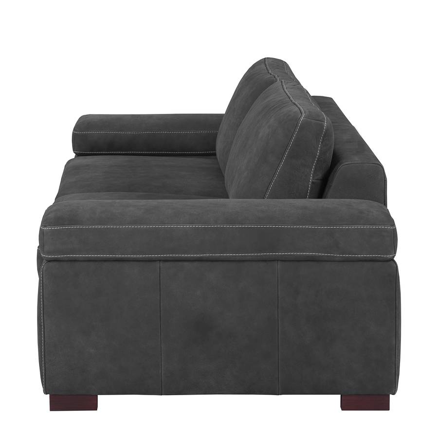Sofa Sofa Dunkelgrau Sofa sitzerEchtleder Maine3 Dunkelgrau Maine3 sitzerEchtleder ZiuXOkPT