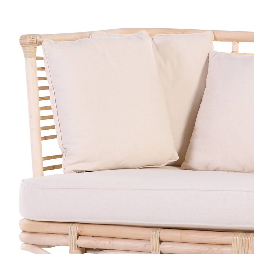 Sofa sitzerRattanrohrCreme braun Murlo2 braun Sofa Murlo2 sitzerRattanrohrCreme AR54jL