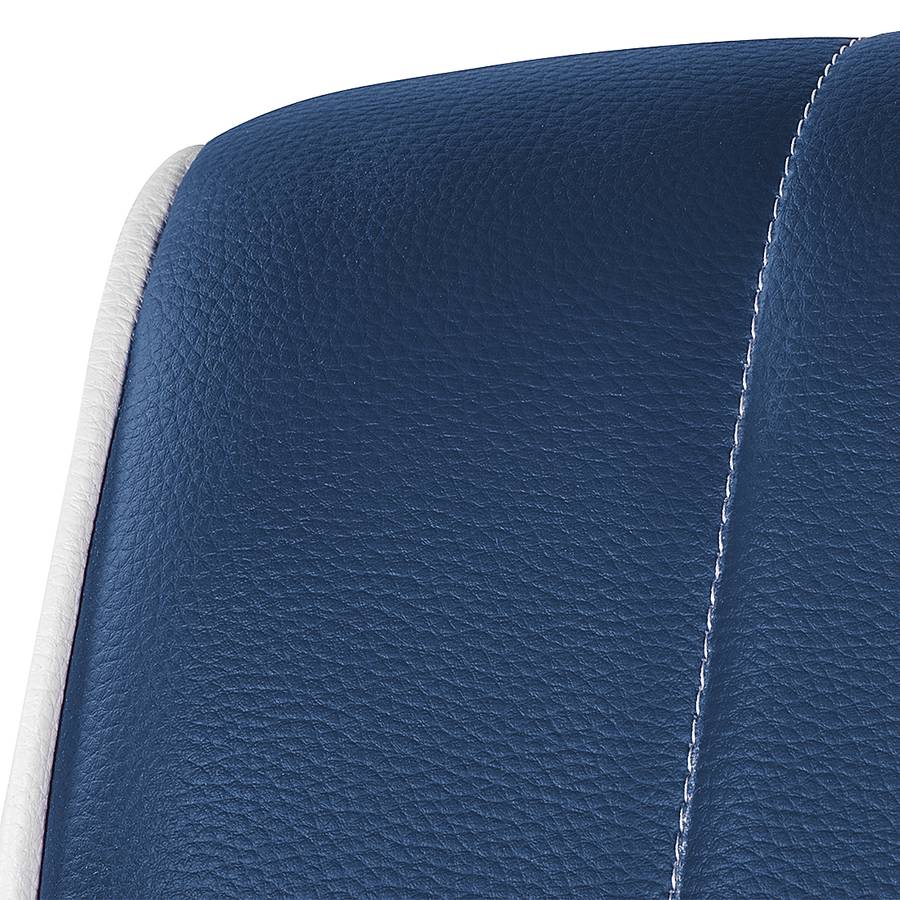 Nixa3 Sofa Nixa3 Weiß sitzerKunstleder Weiß dunkelblau sitzerKunstleder Sofa Ajc4LSq35R