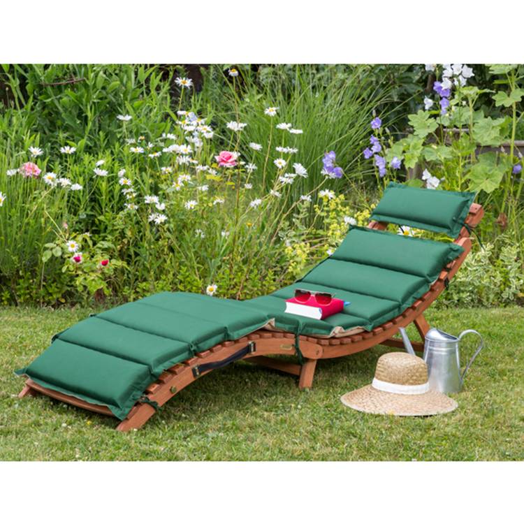 MassifTissuVert Ii Longue Beige Chaise Eucalyptus Ipanema LA35jR4