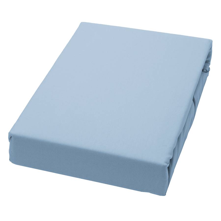 X Matt 200 100 Cm Spannbetttuch Domoline Hellblau90 IEH29WD