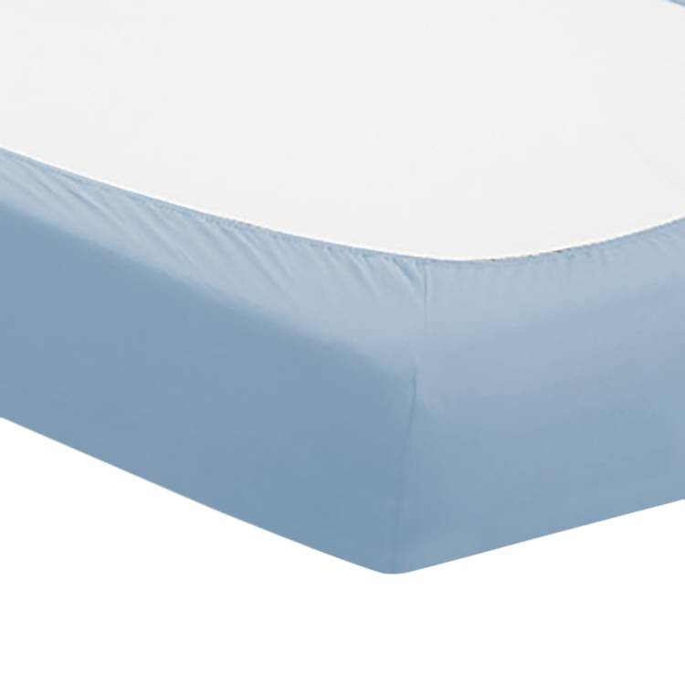 X Matt 200 100 Cm Spannbetttuch Domoline Hellblau90 IEH29WD