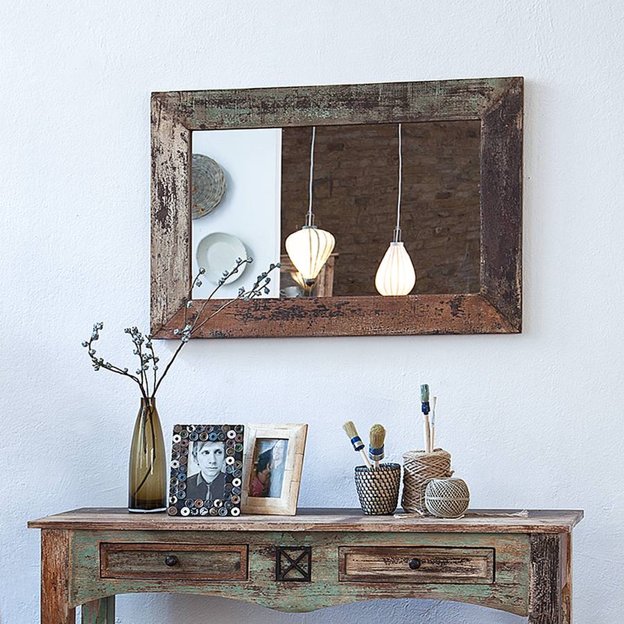 Verni India MassifPeint Miroir Manguier Et 9IEWH2bDeY