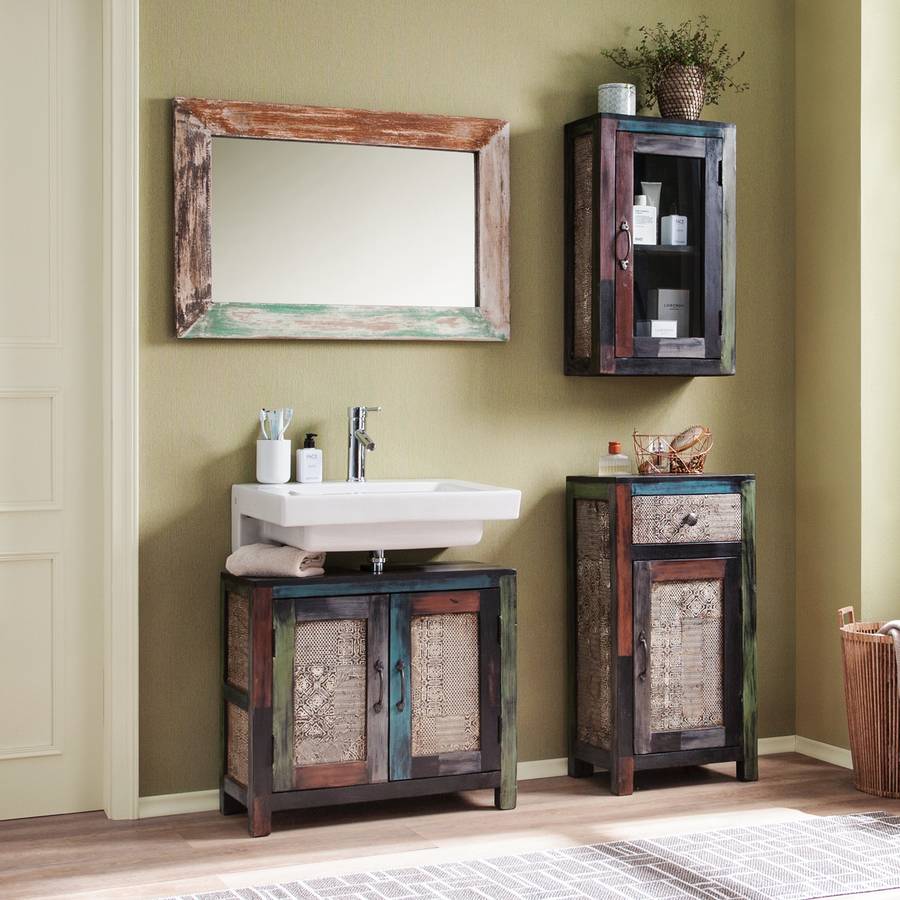 Verni India MassifPeint Miroir Manguier Et 9IEWH2bDeY