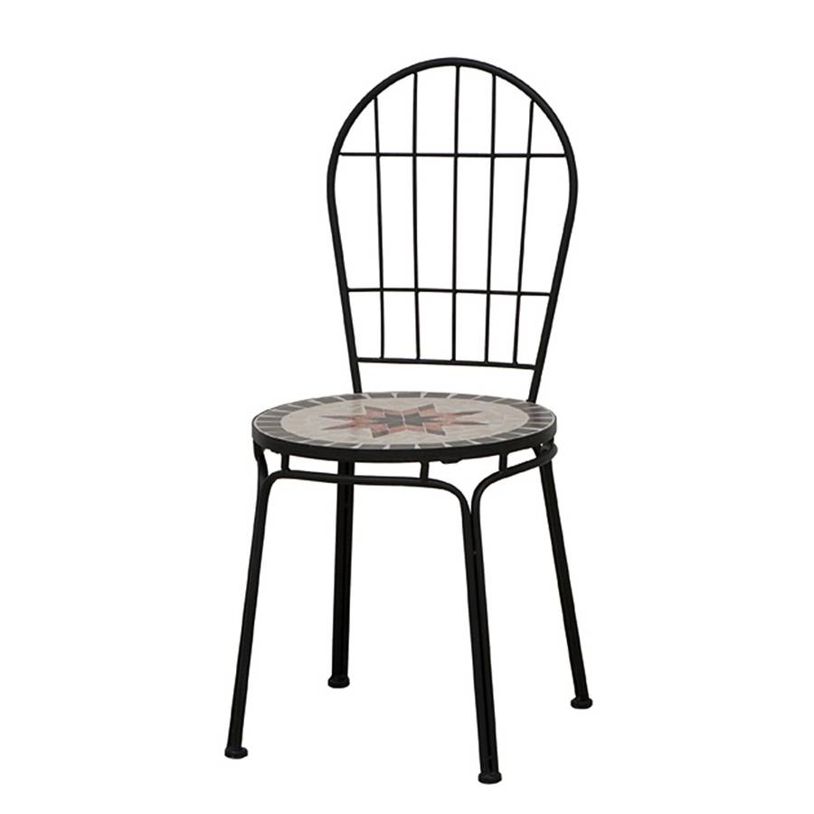 Gartenstühle Eisen Schwarz