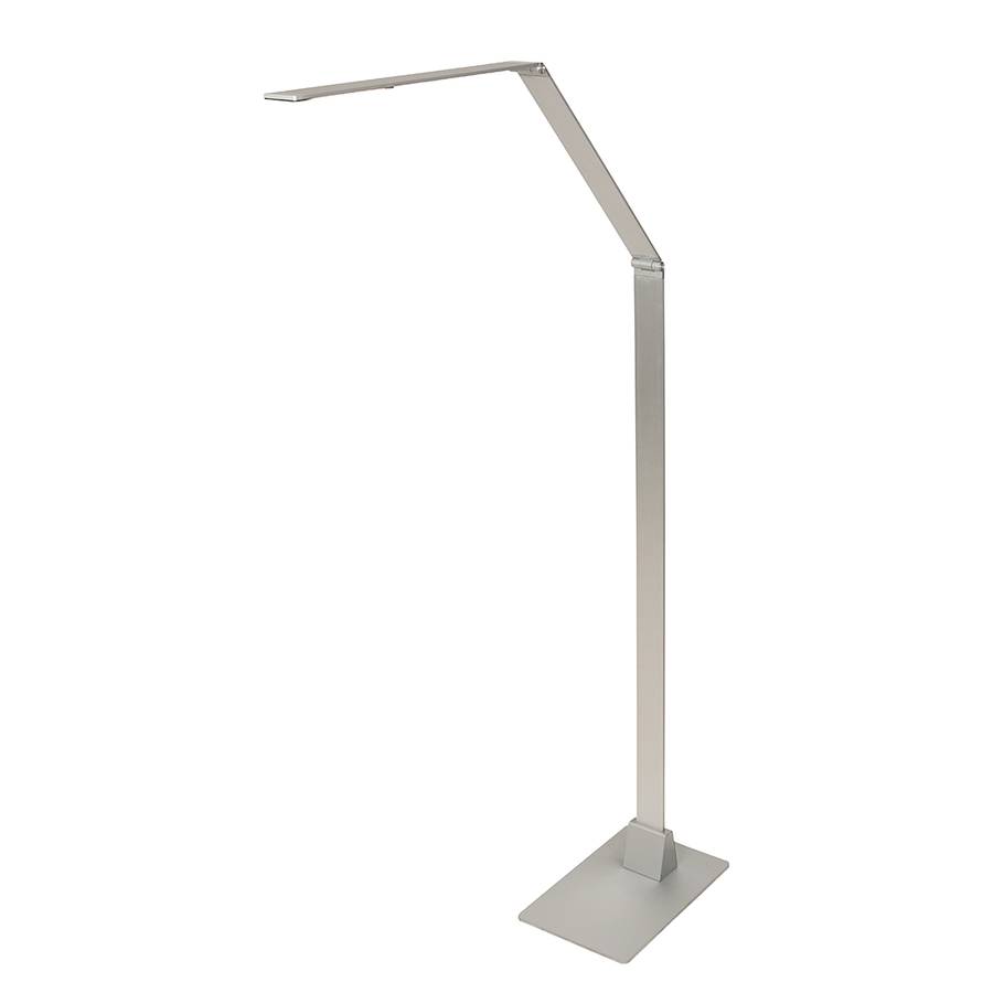 Seremade Lampadaire Mat Led Nickel Ampoule 1 l3FKcJT1