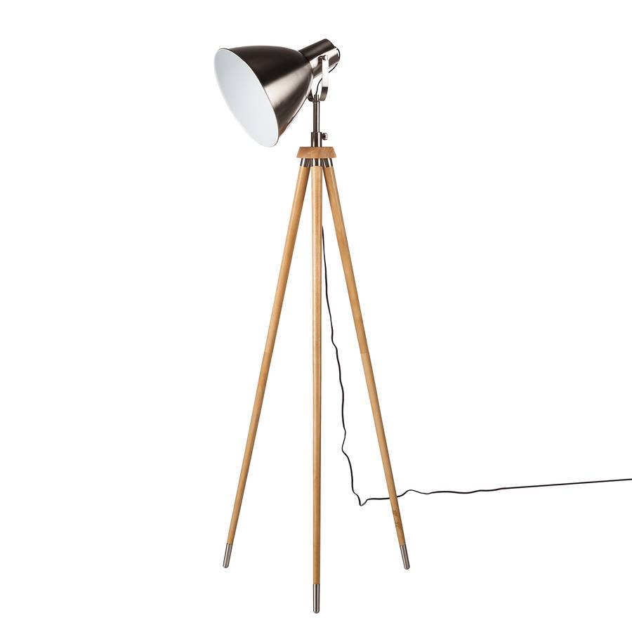 Tripod MassivMetall1 Kiefer Stehleuchte Studio7 flammig kiPXZu
