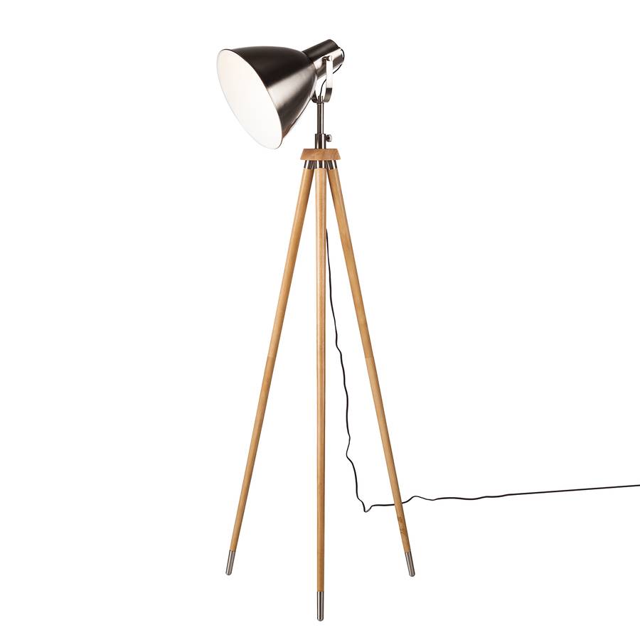 Tripod MassivMetall1 Kiefer Stehleuchte Studio7 flammig kiPXZu