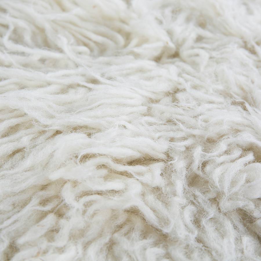 60 120 Flokati CmBlanc X Tapis OkTPZiwXu