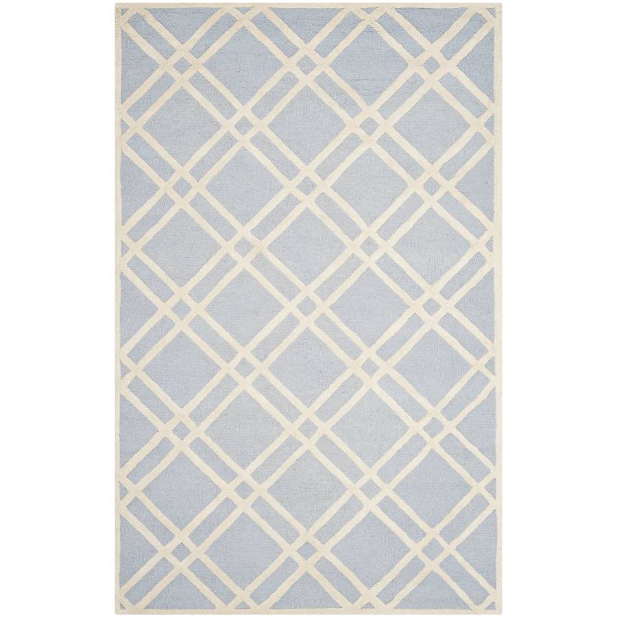 Bleu Mat160 Main Cm Tufté Tapis À La Clair 230 X Mati v8nm0wON