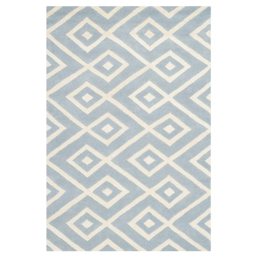 244 Sloane Teppich Cm creme153 X Blau 9IEDH2