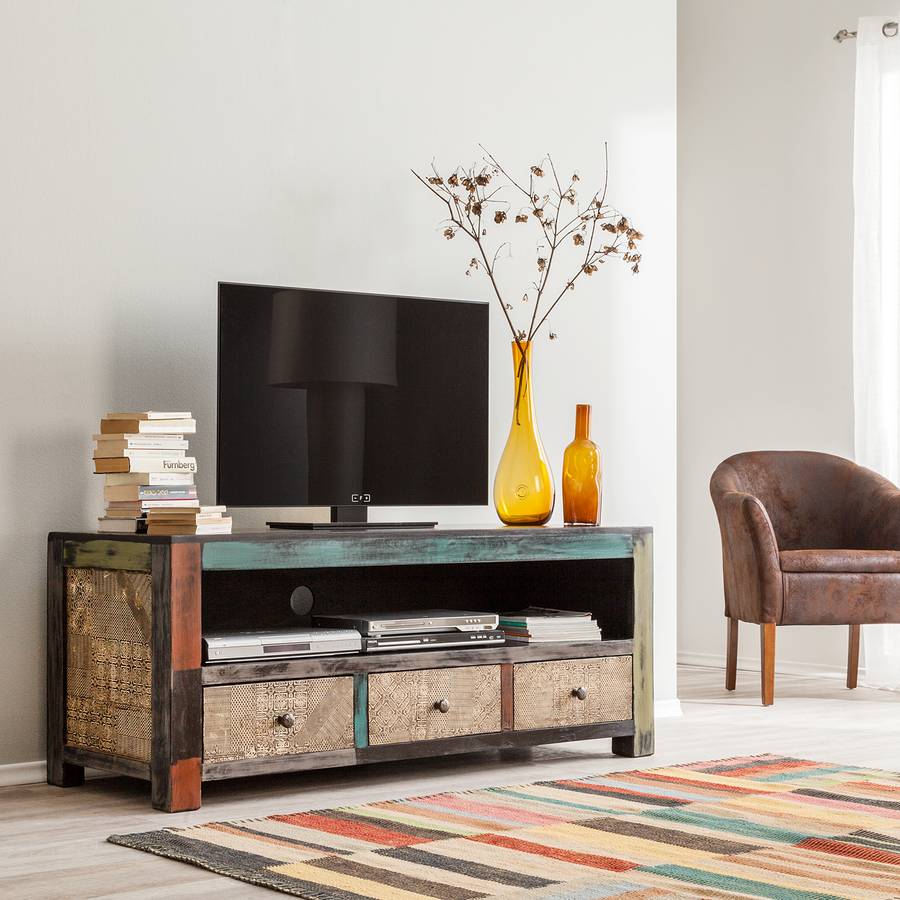 lowboard Goa Tv Mango TeilmassivDunkelbraun I shCQrxtd