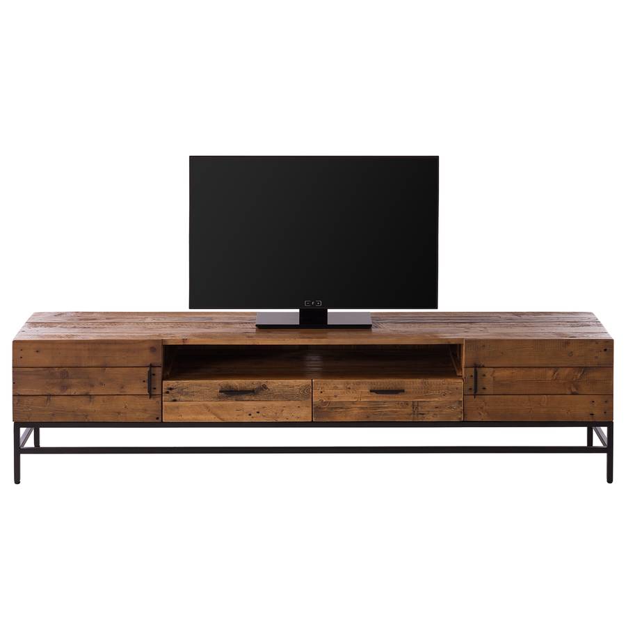 Grasby Tv Altholz lowboard Ii PinieMetallDunkel Schwarz qUzpLSMVG