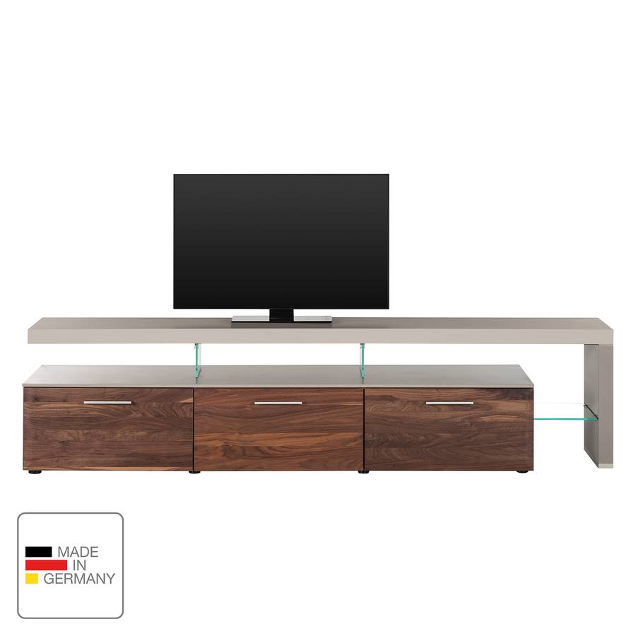 Ausrichtung Tv Beleuchtung Rechts lowboard Ii Solano NussbaumPlatingrauOhne 1cFKTlJ3