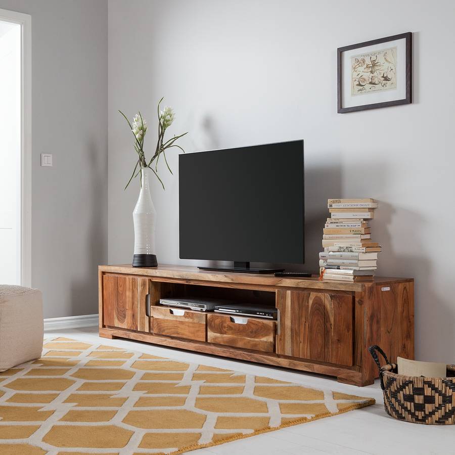 Massif Vision Tv Acacia Meuble Ii n0vmNw8