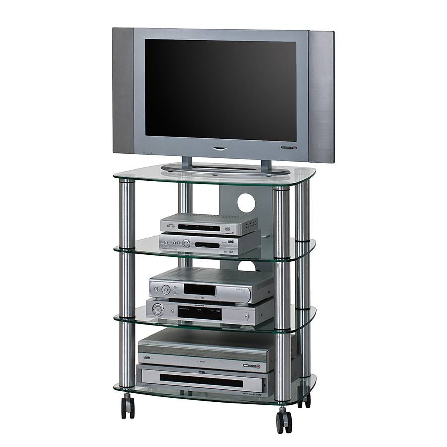 Meuble Ii AluminiumVerre Glenview Tv Clair 80PnOwkX