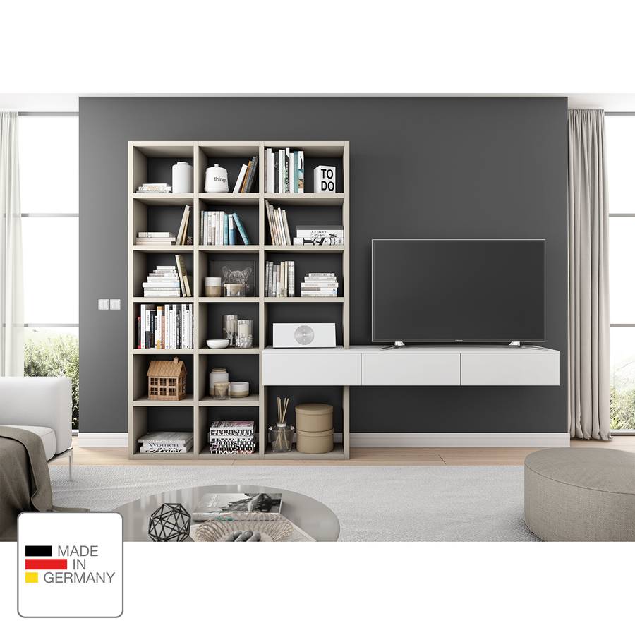wand Emporior Iii HellbeigeWeiß294 Matt Cm Tv rdexBCo
