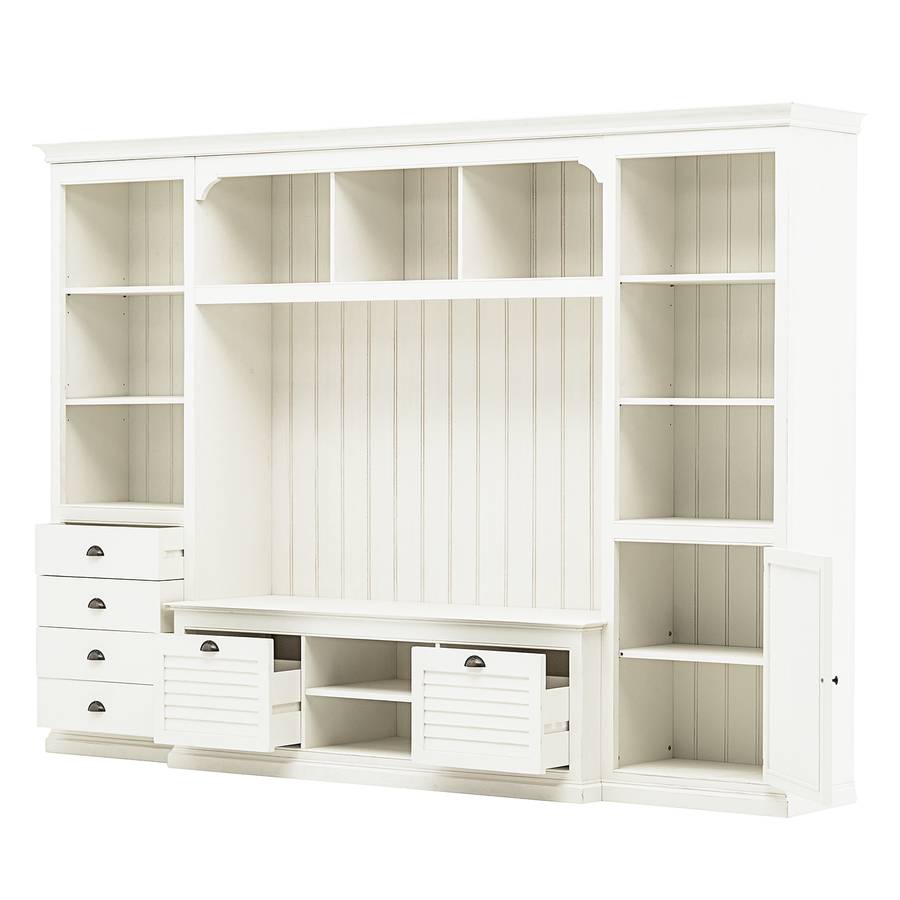 Sollerön Tv WeißSchwarz Ii wand Pinie AL345Rjcq