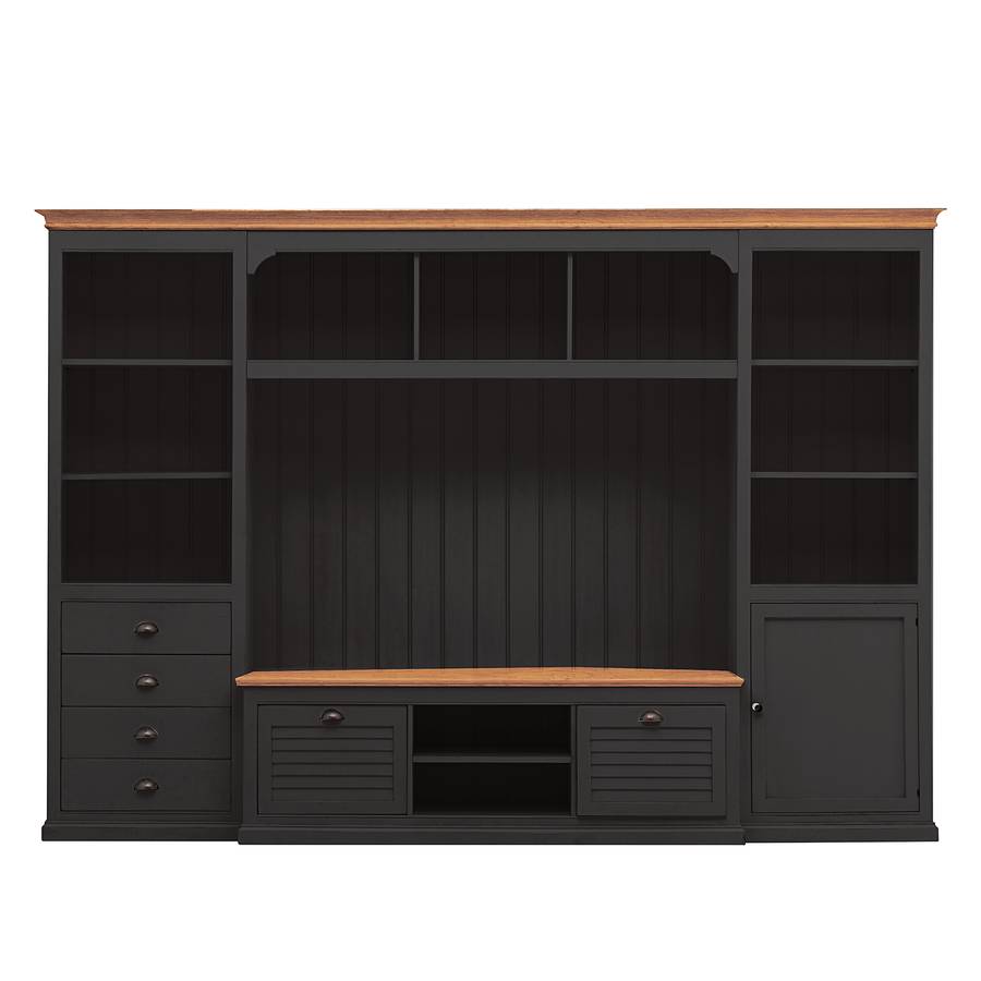 Ii Honig Tv wand SchwarzPinie Sollerön OX0knwP8