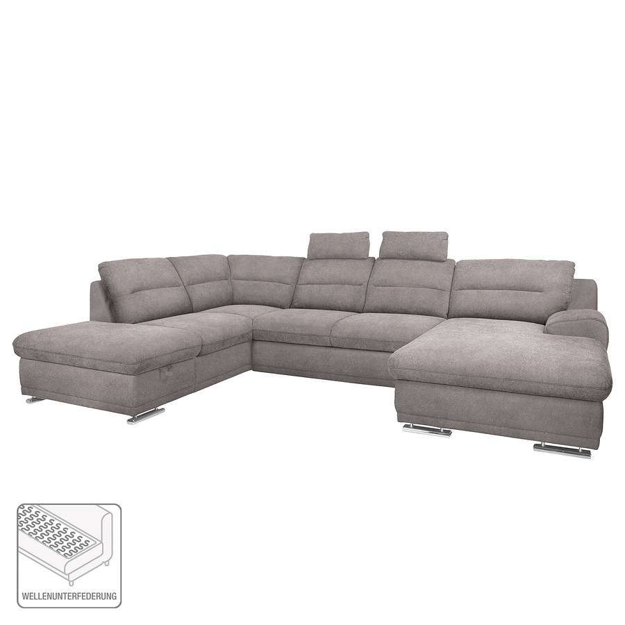 CappuccinoLongchair RechtsOttomane Davorstehend Wohnlandschaft Funktion Links Rollin Keine ImY7f6yvbg