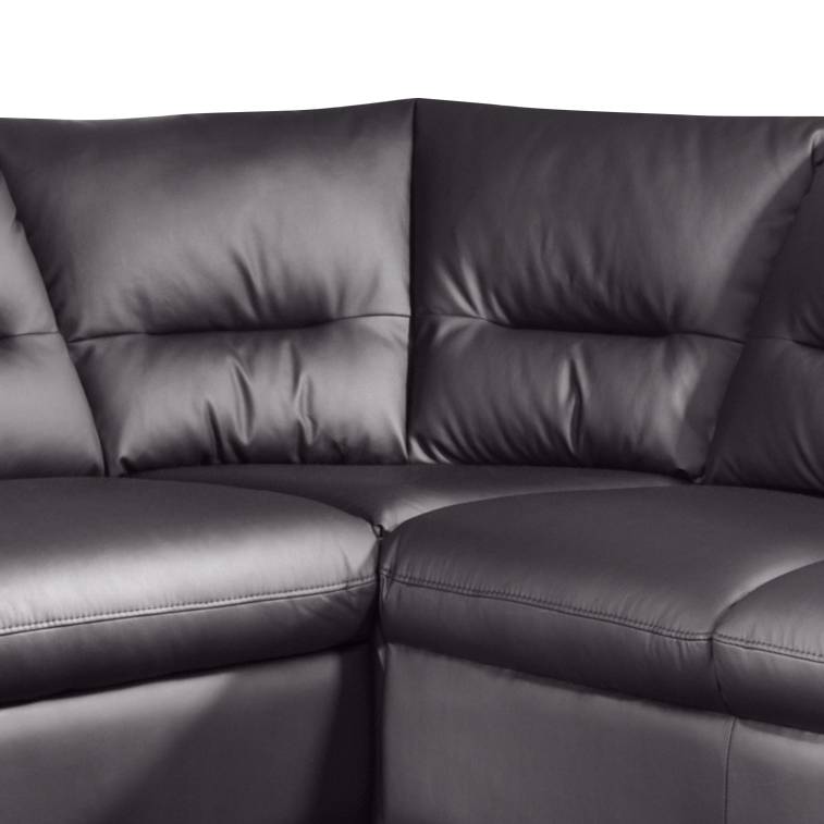 Ecke Schwarz Doug Davorstehend Rechts Ecksofa Echtleder erdCxBo