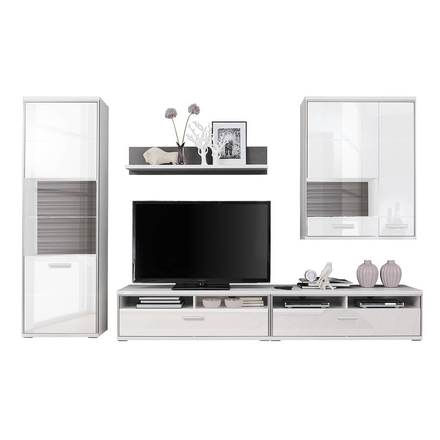 ÉlémentsBlanc Ensemble Mural Arco I5 BrillantGris AjL34cRq5