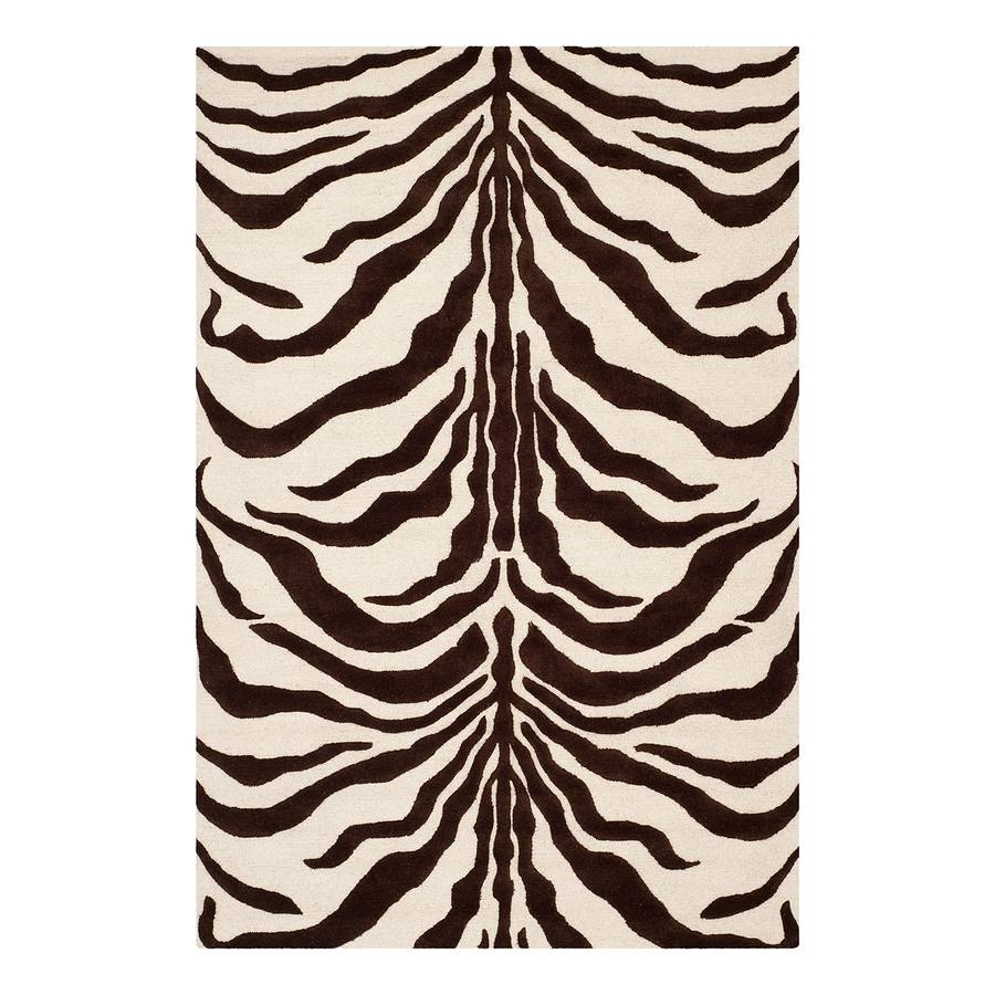 X 300 Cm MarronCrème200 Tapis En Nahla Laine mO8nyvN0w