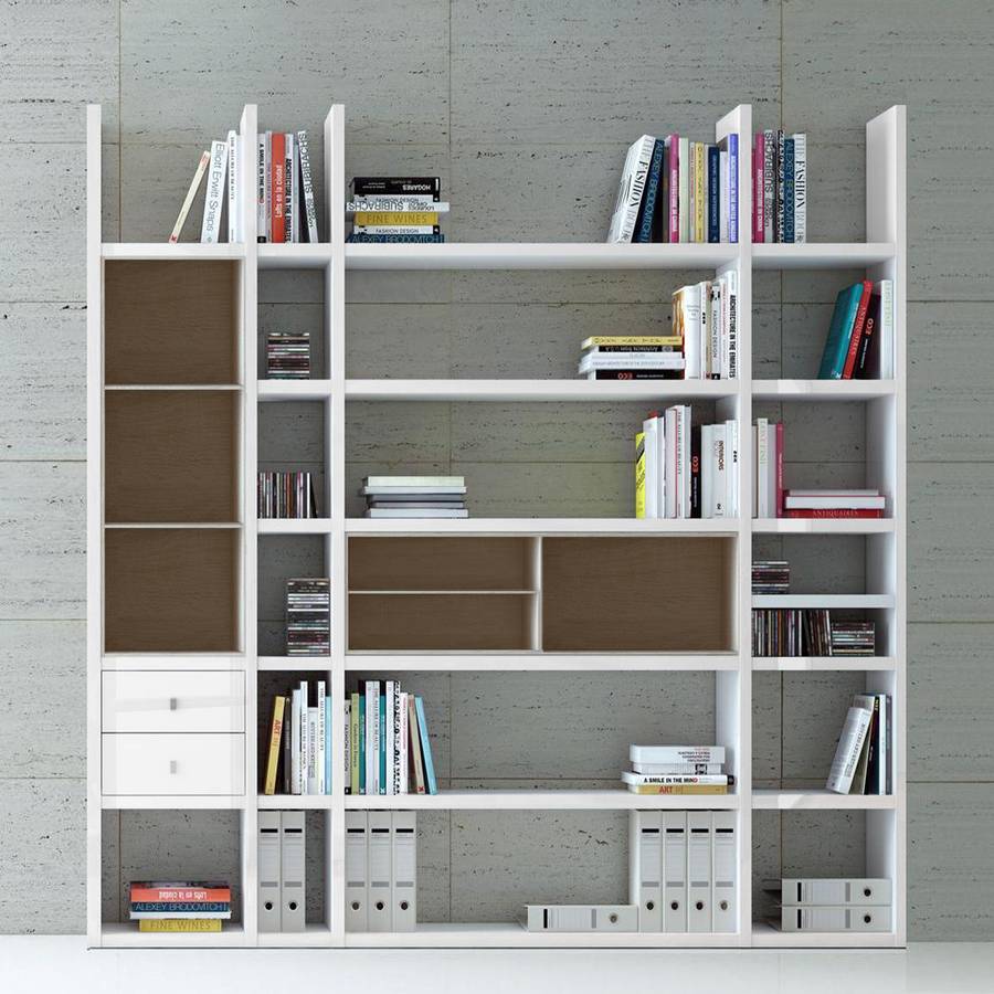 Iil a SonomaSans Éclairage BrillantImitation Emporior Blanc Xl Etagère De Chêne n0PXwk8O