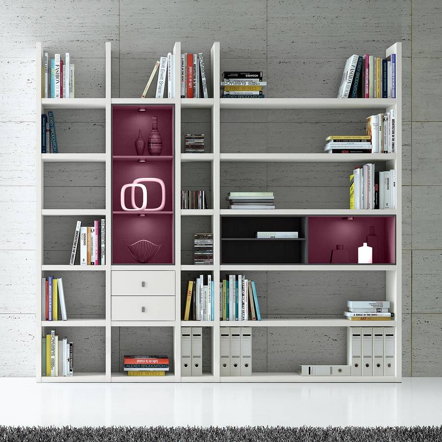 BlancNoirAvec Éclairage Etagère Xl Lii Emporior b VUqMzSp