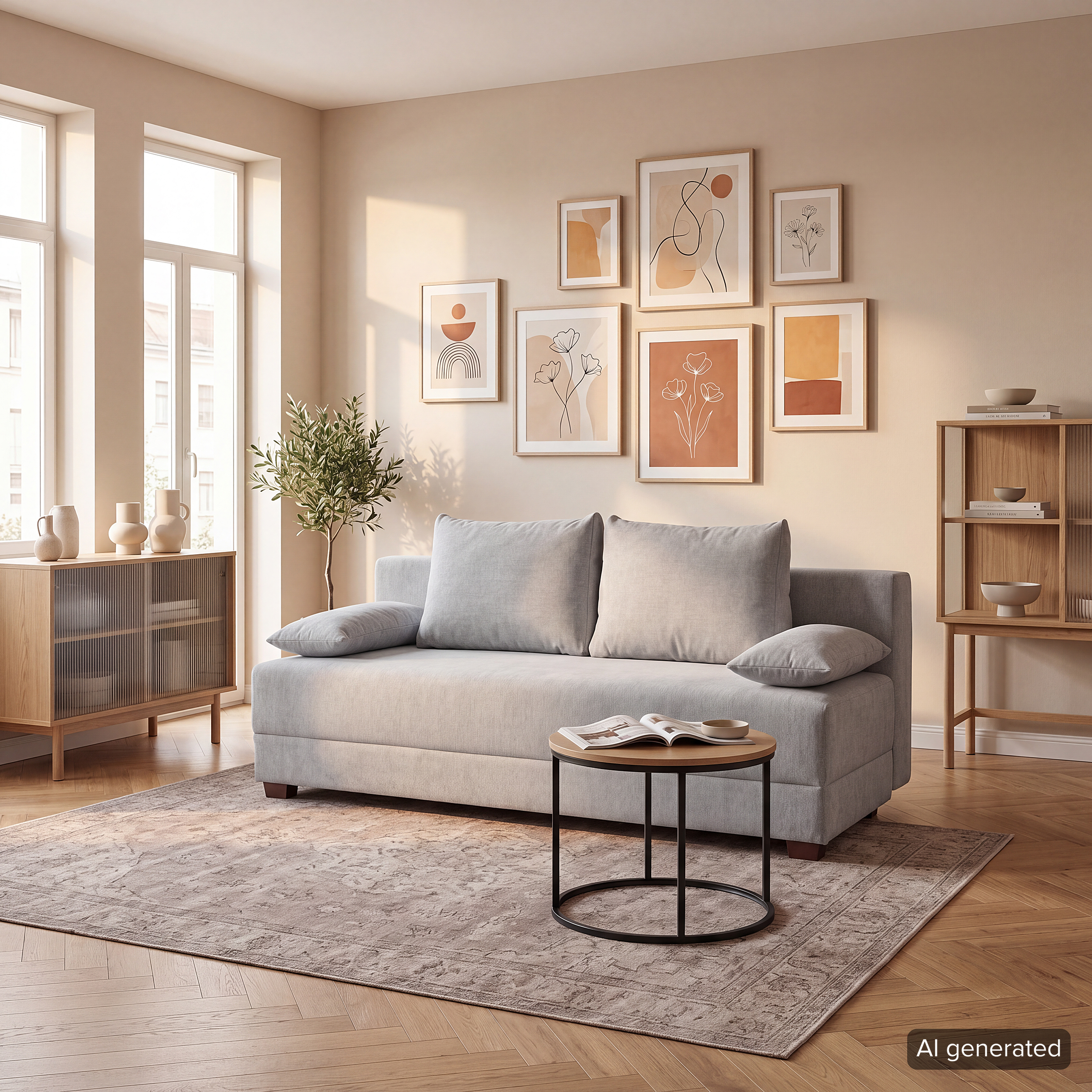 Boxspring-Schlafsofa Dingo I Webstoff kaufen