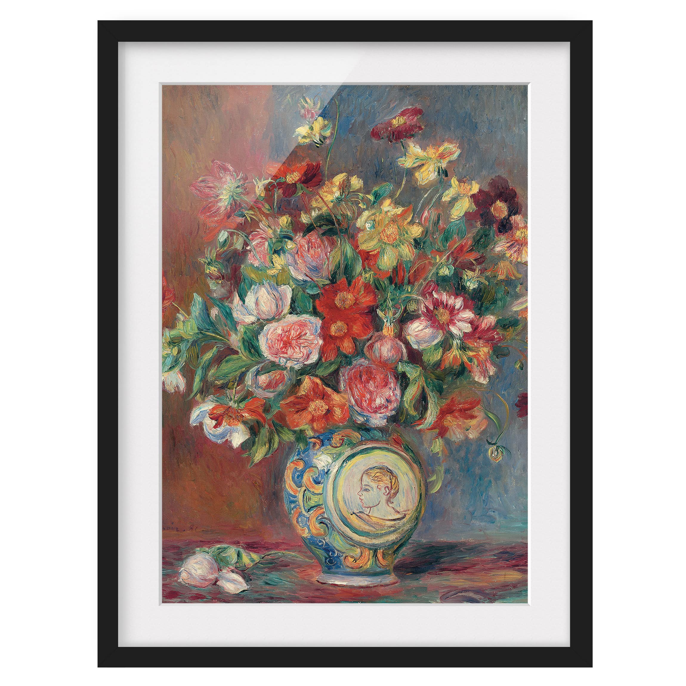 Impression art bouquet de fleurs I