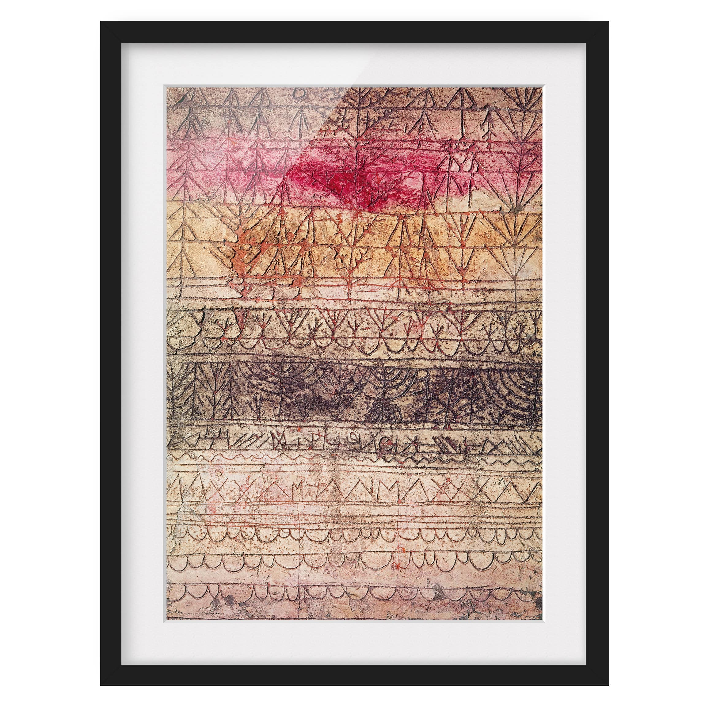 Impression d’art jeunes arbres I