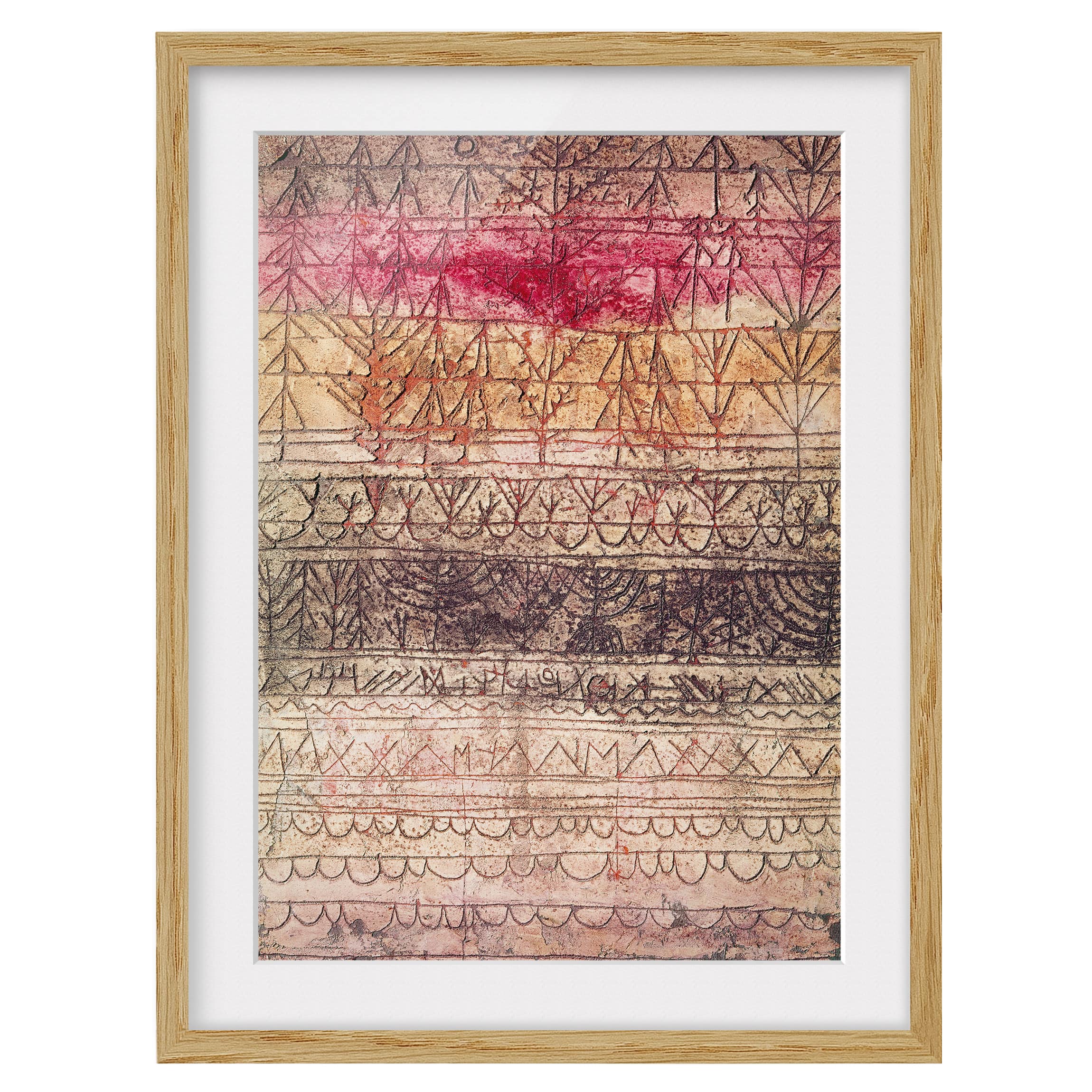 Impression d’art jeunes arbres IV