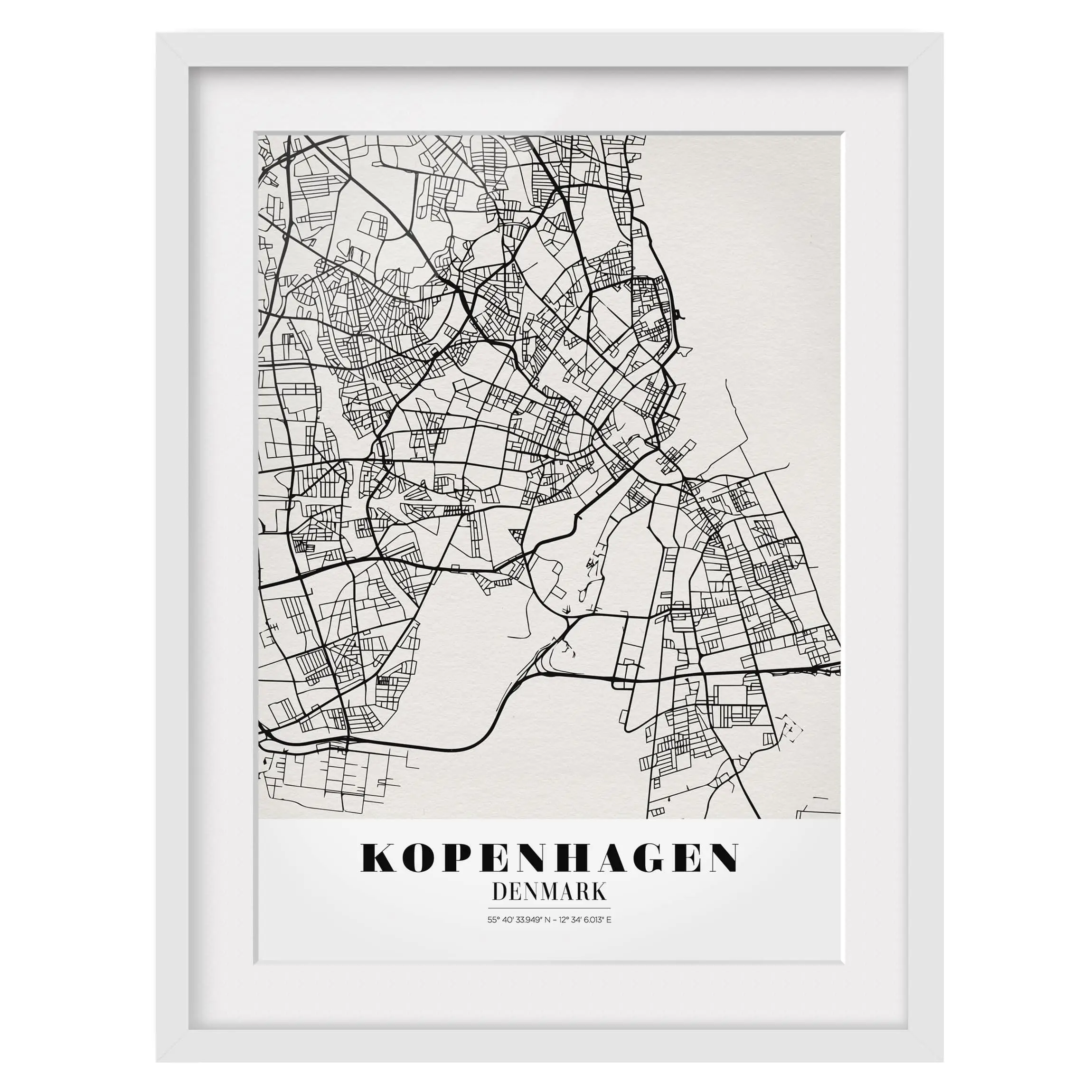 Bild Stadtplan Kopenhagen II