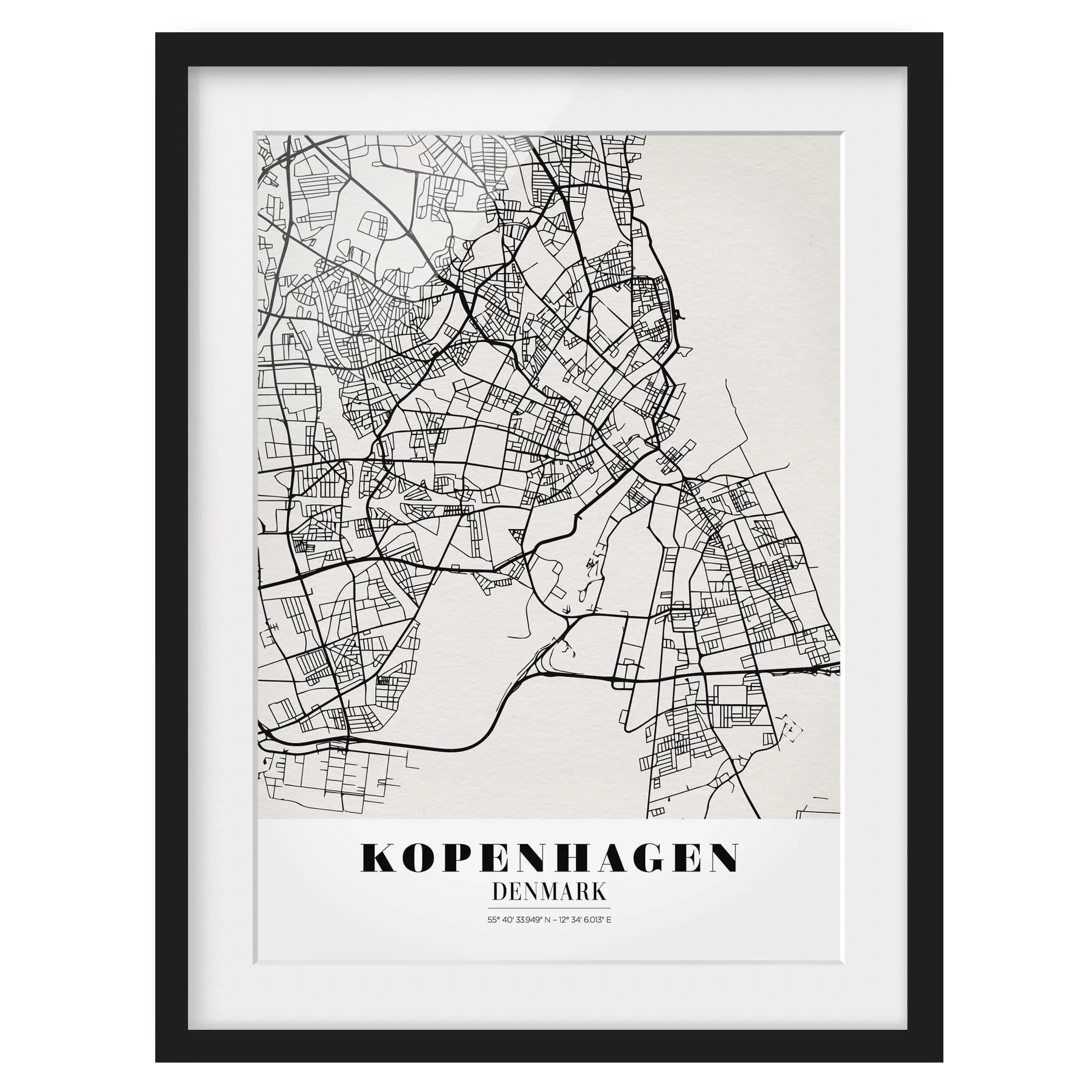 Kopenhagen Stadtplan I Bild