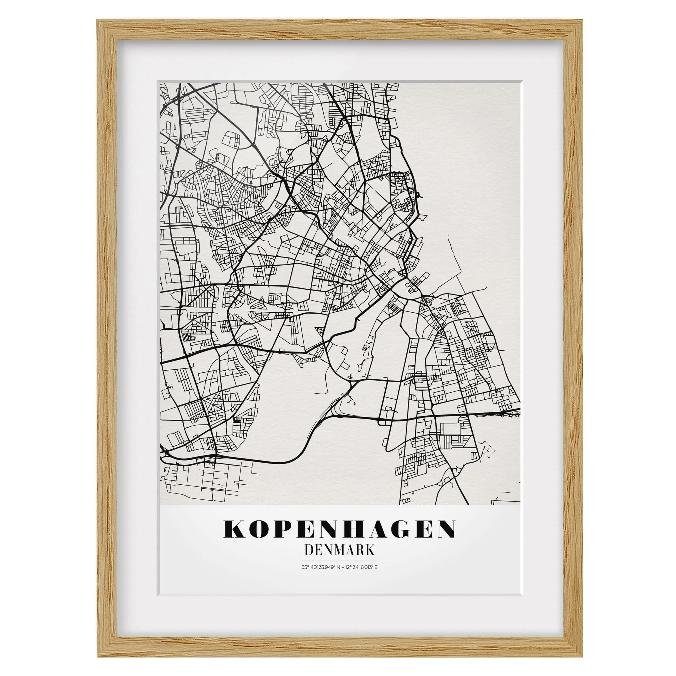 Bild Stadtplan Kopenhagen IV